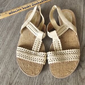 Vintage  leather craft by sand and sun  sandals size 7.5